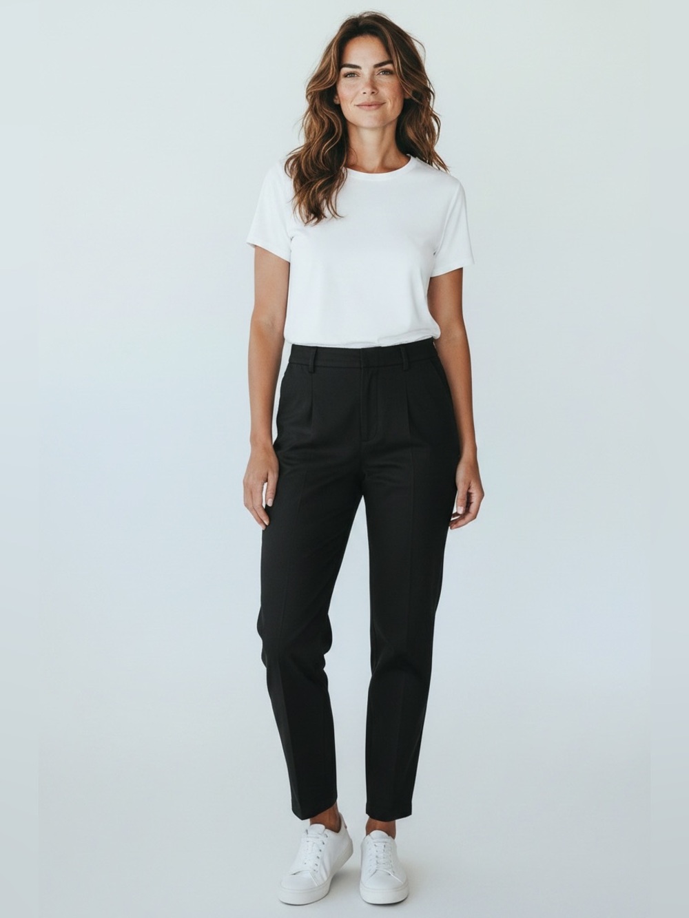 Ophelia Roe Black Pull On Dress Pants Size Medium